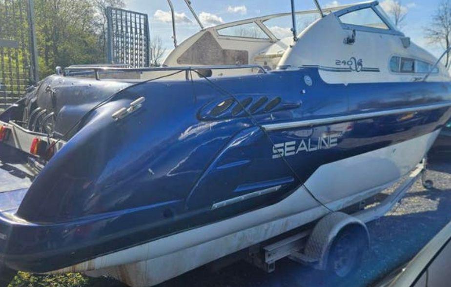 Te koop off ruilen boot met trailler 3.0 turbo disel, Ophalen, Zo goed als nieuw