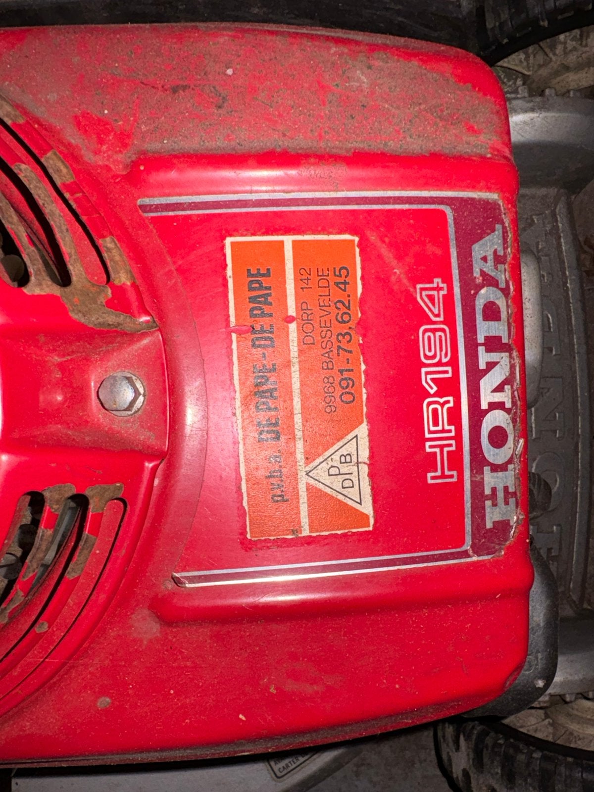 Honda grasmachine HR194, Enlèvement ou Envoi, Utilisé