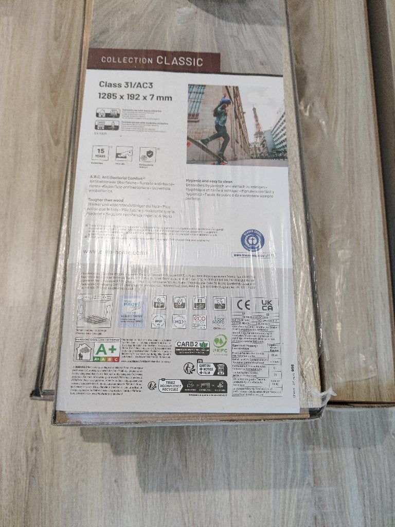 Eurohome kliklaminaat, Ophalen, 50 tot 150 cm, Nieuw, 10 m² of meer