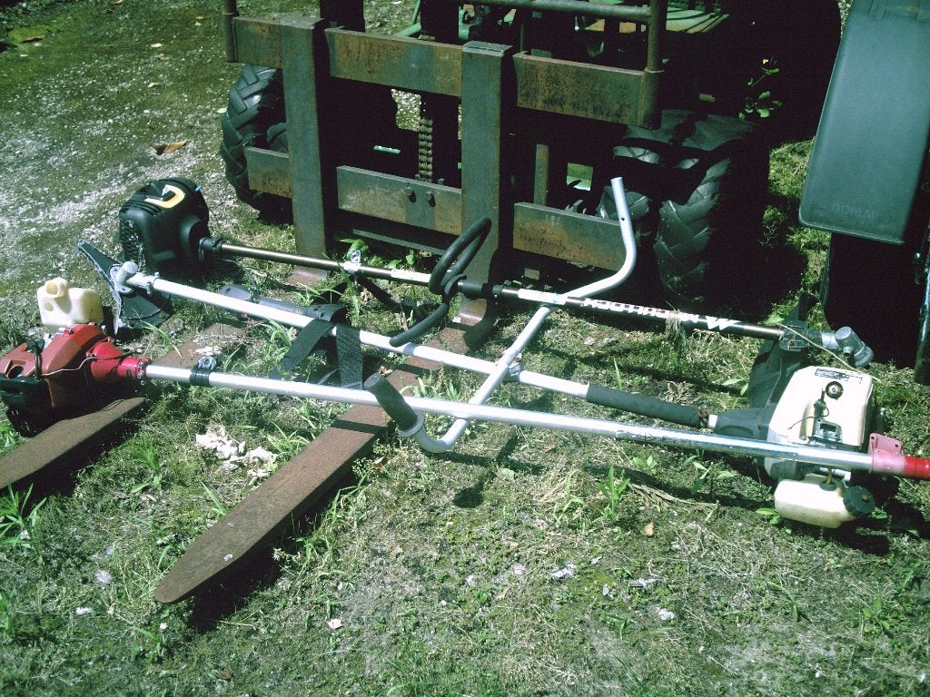 Lot bosmaaiers en trimmers voor opmaak, Tuin en Terras, Ophalen, Gebruikt, 30 tot 50 cm, Benzine