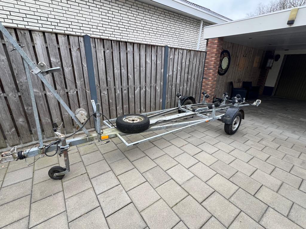 Boottrailer 5 meter, Enlèvement, Comme neuf