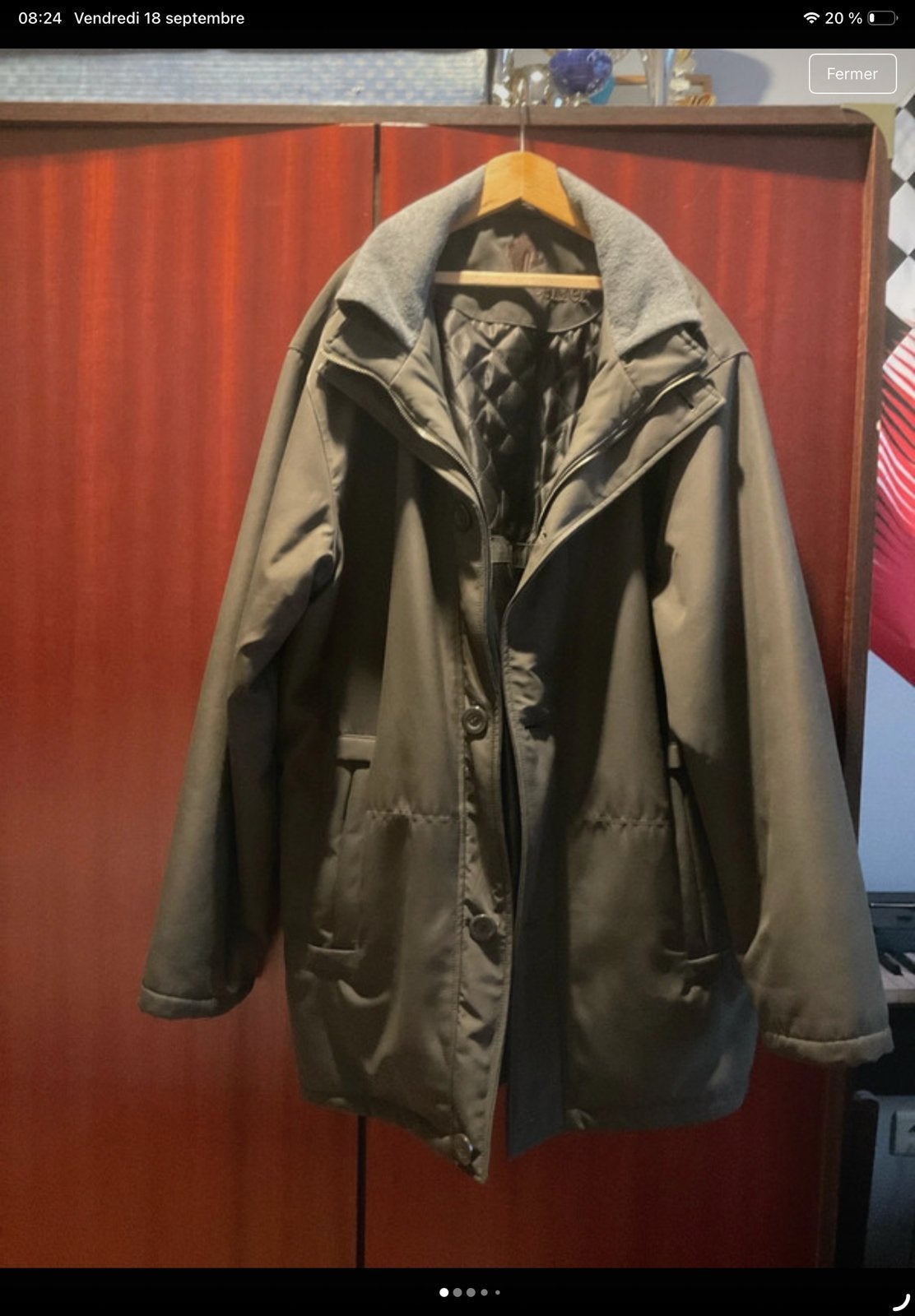 Veste homme hiver, Enlèvement ou Envoi, Comme neuf