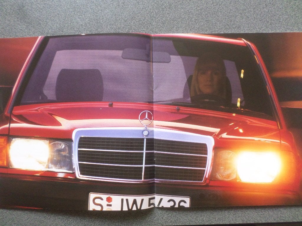 Brochure sur la Mercedes 190 1.8 0790, Enlèvement ou Envoi, Mercedes