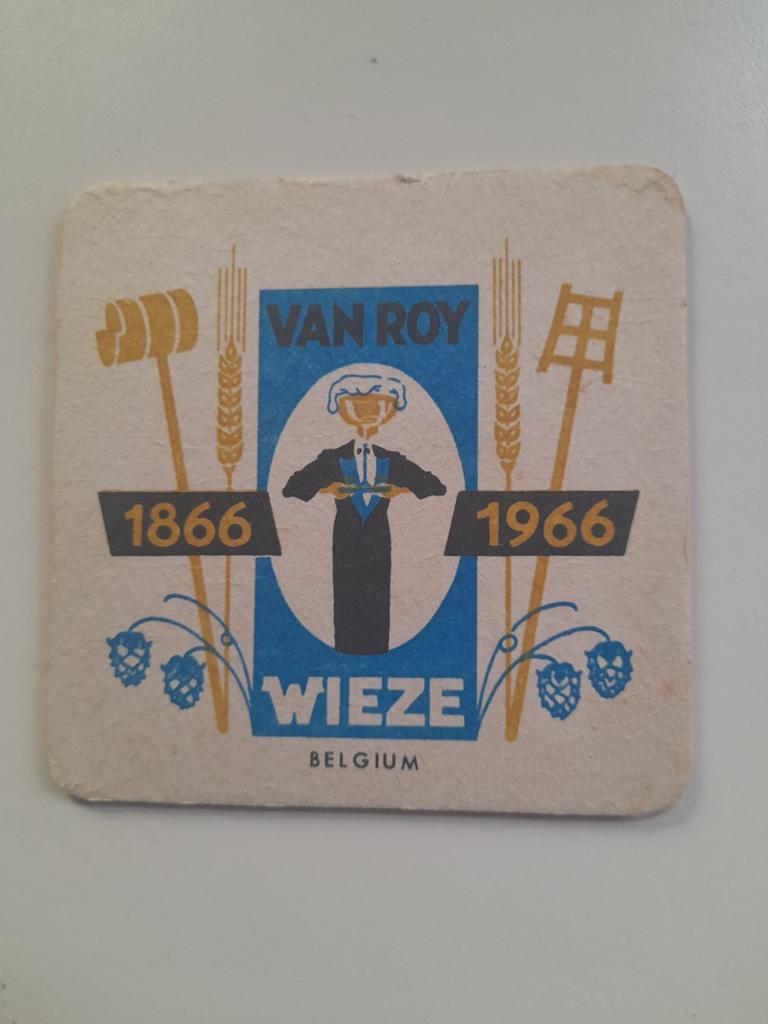Bierviltje wieze 1866-1966, Verzamelen, Biermerken, Ophalen of Verzenden