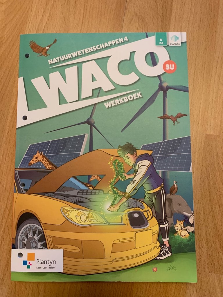 Natuurwetenschappen Waco 4 Werkboek 3u, Boeken, Schoolboeken, ASO, Natuurkunde, Plantyn, Nieuw