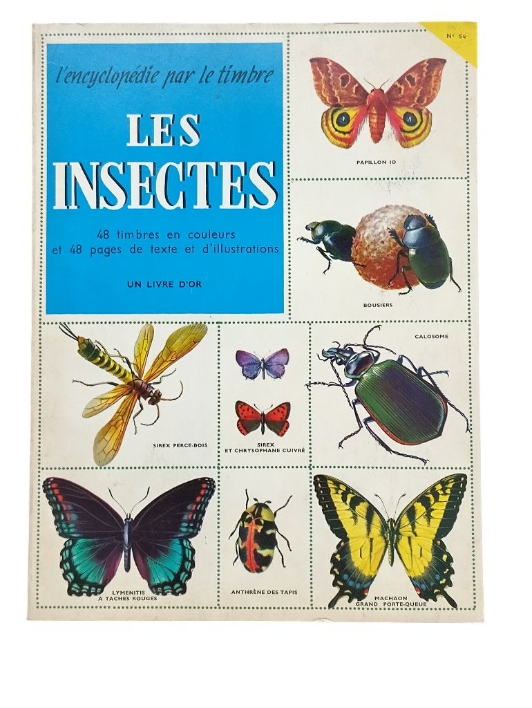 L'encyclopédie par le timbre n54: les insectes 1959, Enlèvement