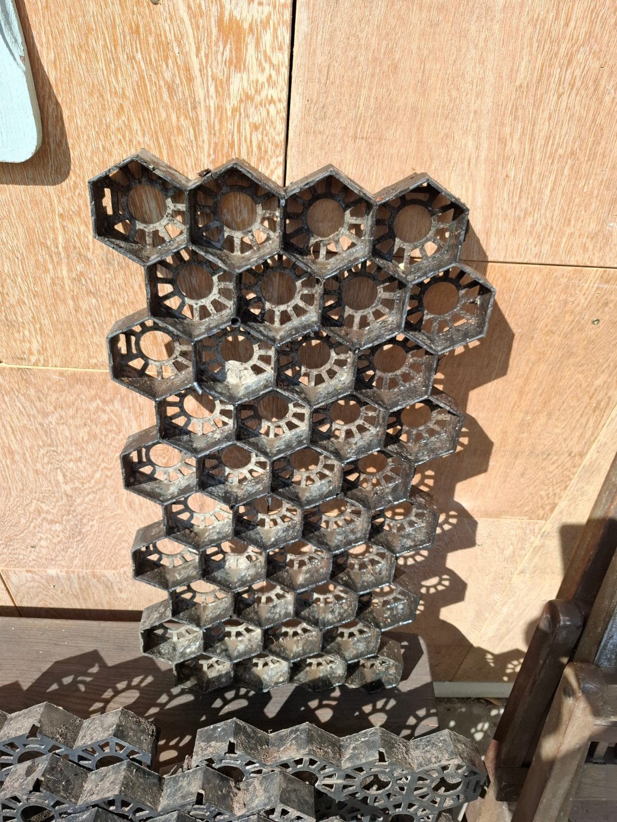 fundering oprij platen, Ophalen, Polycarbonaat, Gebruikt