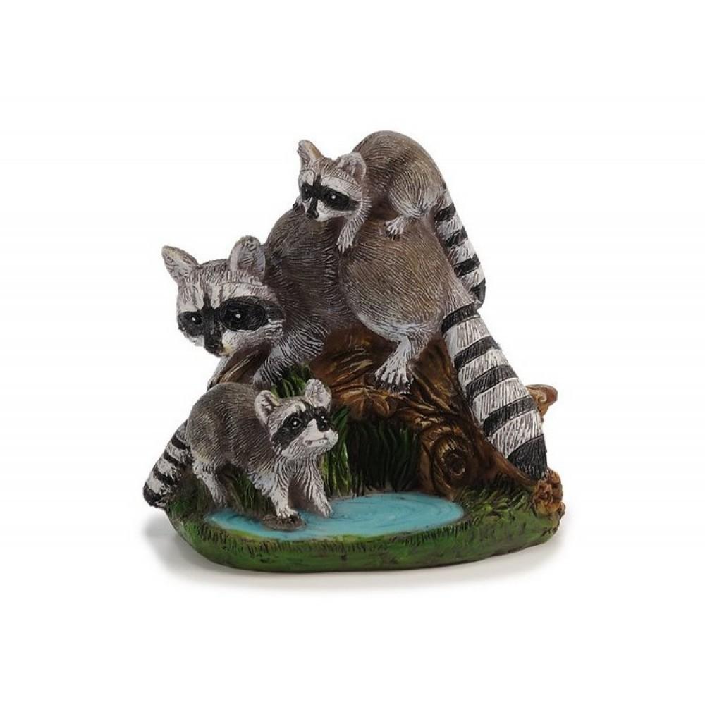 Beeldje Wasberen familie poly, 8 x 5 x 7 cm, Ophalen of Verzenden, Nieuw, Dier
