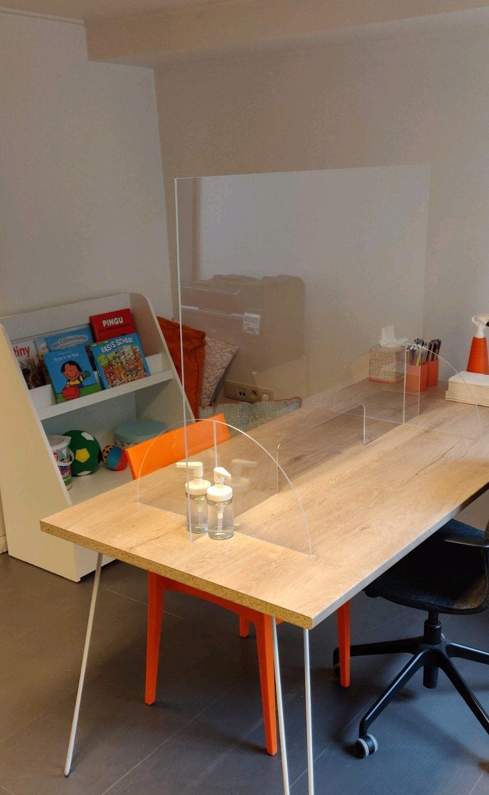 (bureau)tafel, Ophalen