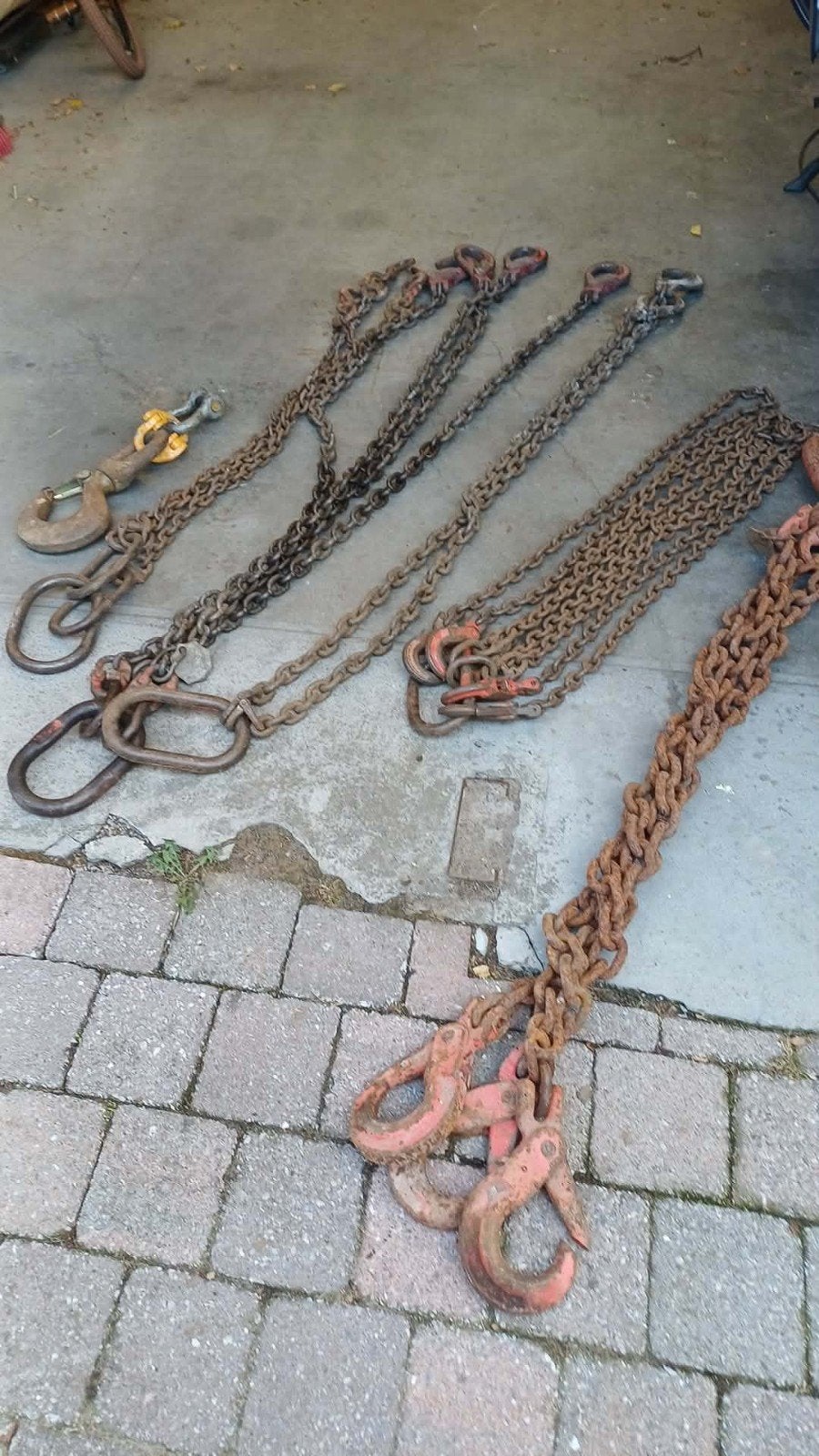 lot kettingen, Doe-het-zelf en Bouw, Lieren en Takels, Ophalen