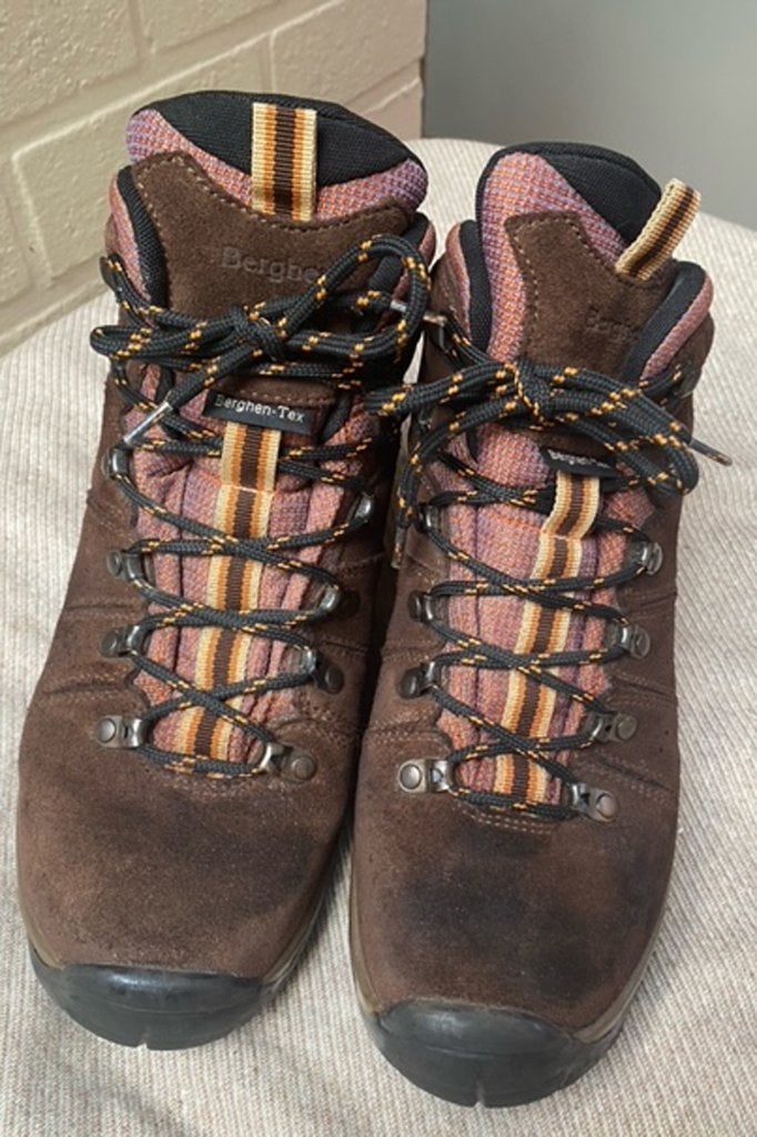 Wandelschoenen in  nubuck BERGHEN-TEX  40, Sport en Fitness, Ophalen of Verzenden, Gebruikt, Schoenen