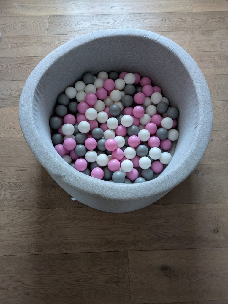 Ballenbad Misioo Ø90 cm,  incl ballen – goede staat, Ophalen, Zo goed als nieuw, Overige typen