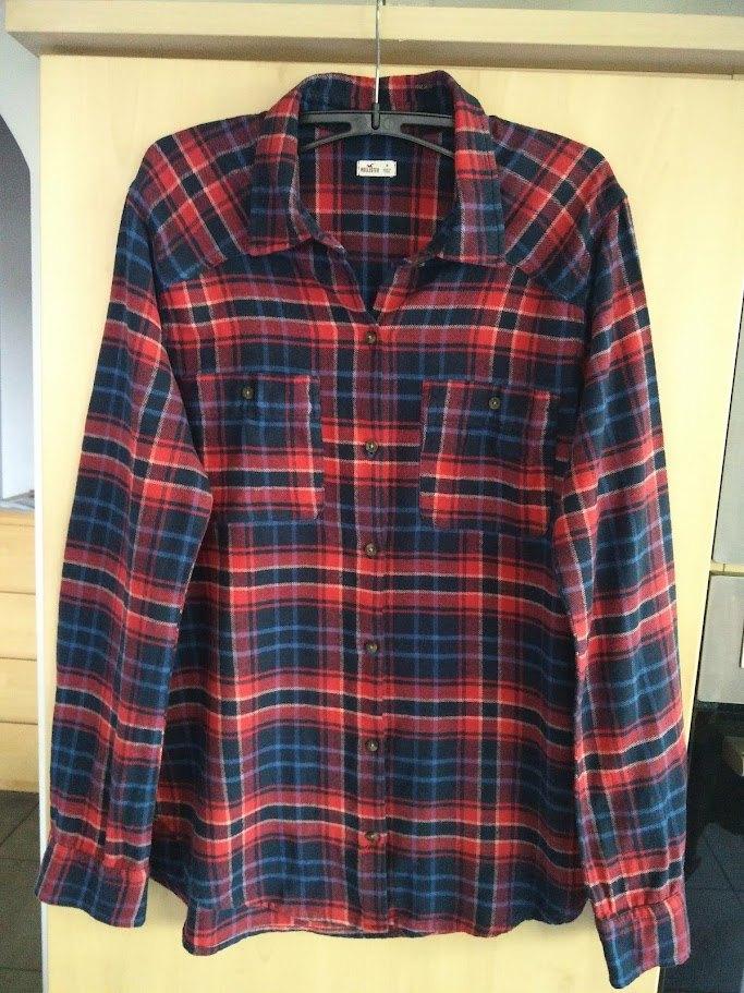 Hemden Hollister 2x  en  H&M.  maat S en maat M. Jongen., Overige kleuren, Halswijdte 38 (S) of kleiner, Ophalen of Verzenden