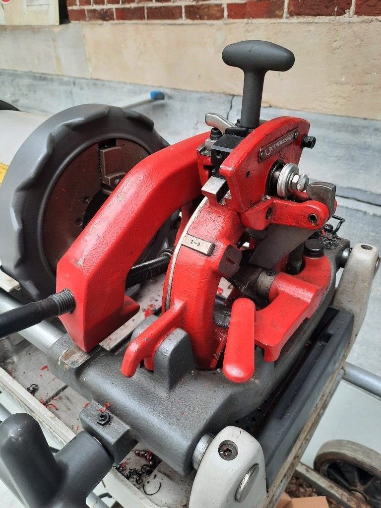 Rothenberger 56250 SUPERTRONIC 3 SE BSPT R 1/2"-3", Doe-het-zelf en Bouw, Ophalen, Gebruikt, Overige typen