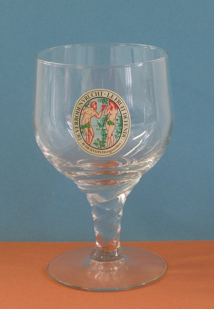 BIERGLAS HOEGAARDEN 196, Verzamelen, Ophalen, Gebruikt, Glas of Glazen, Overige merken