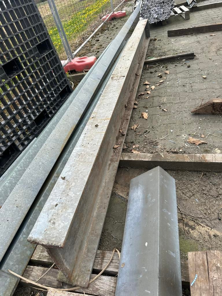 Diverse ijzeren balken, buizen en kokers, Doe-het-zelf en Bouw, Metalen, Ophalen of Verzenden, Gebruikt, IJzer