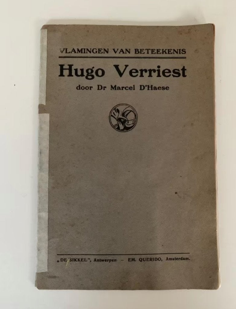 Vlamingen van beteekenis Hugo Verriest door Marcel D’Haese, Ophalen of Verzenden, Gelezen