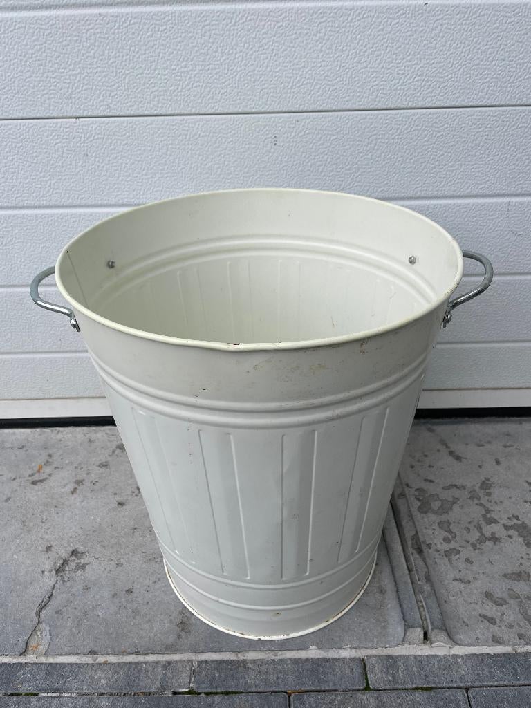 Vuilbak metaal wit Ikea, Ophalen, Gebruikt, 40 liter of meer, Metaal