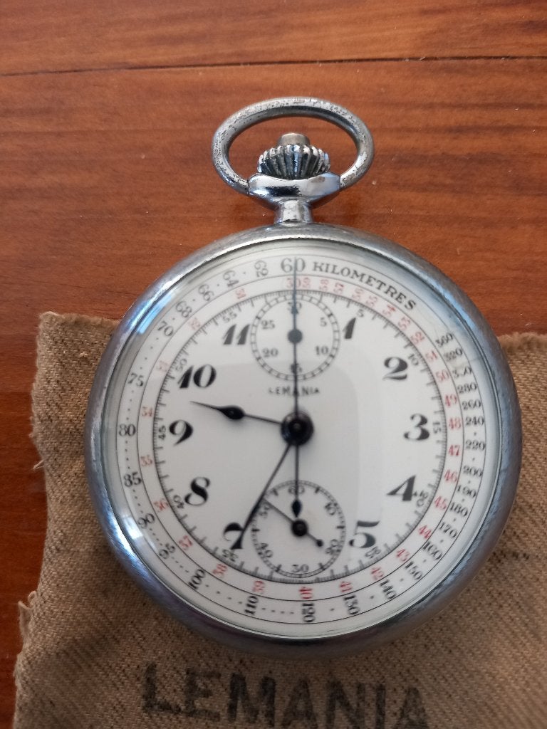 Chronographe, Autres marques, Enlèvement ou Envoi, 1900 à 1930, Doré