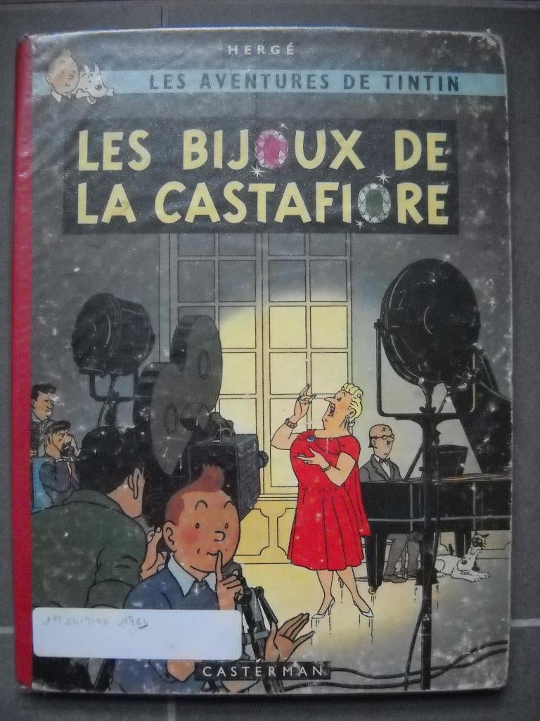 TINTIN - HERGE - Les bijoux de la Castafiore - B34 1963, Boeken, Verzenden, Gelezen