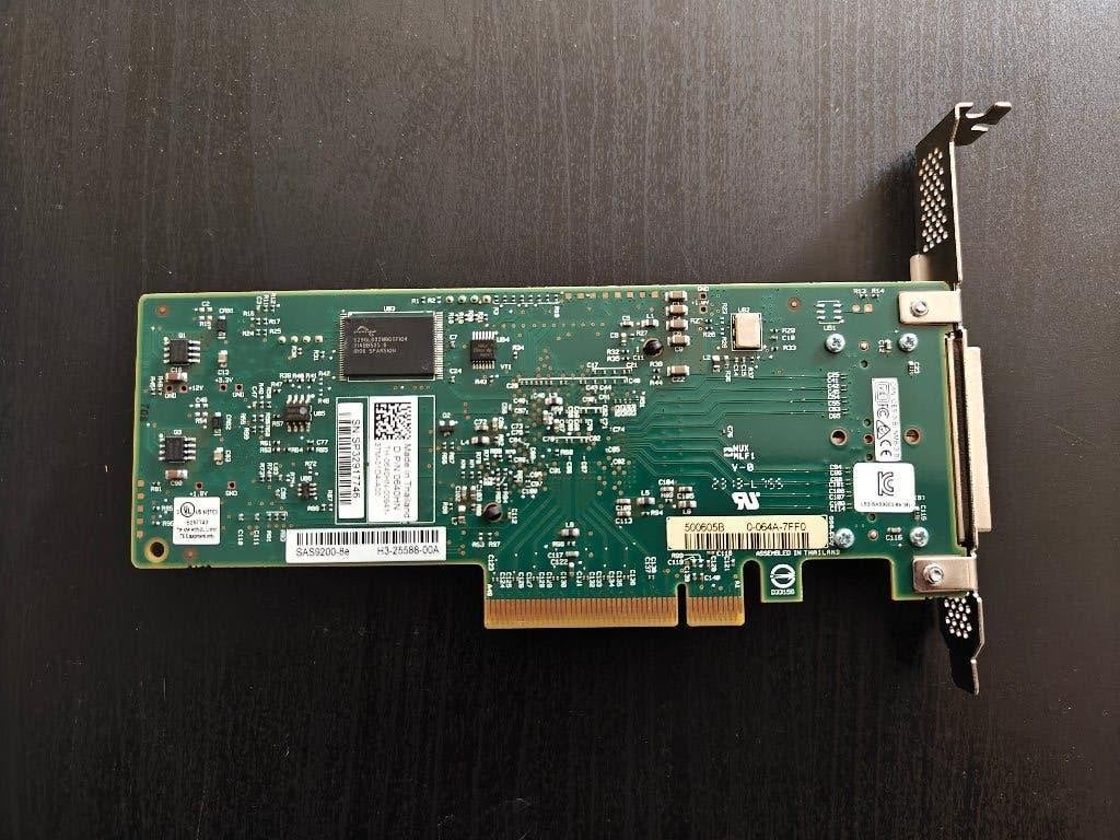 LSI Logic SAS9200-8E PCI Express 6gb 8-port SAS HBA, Computers en Software, Ophalen, Gebruikt