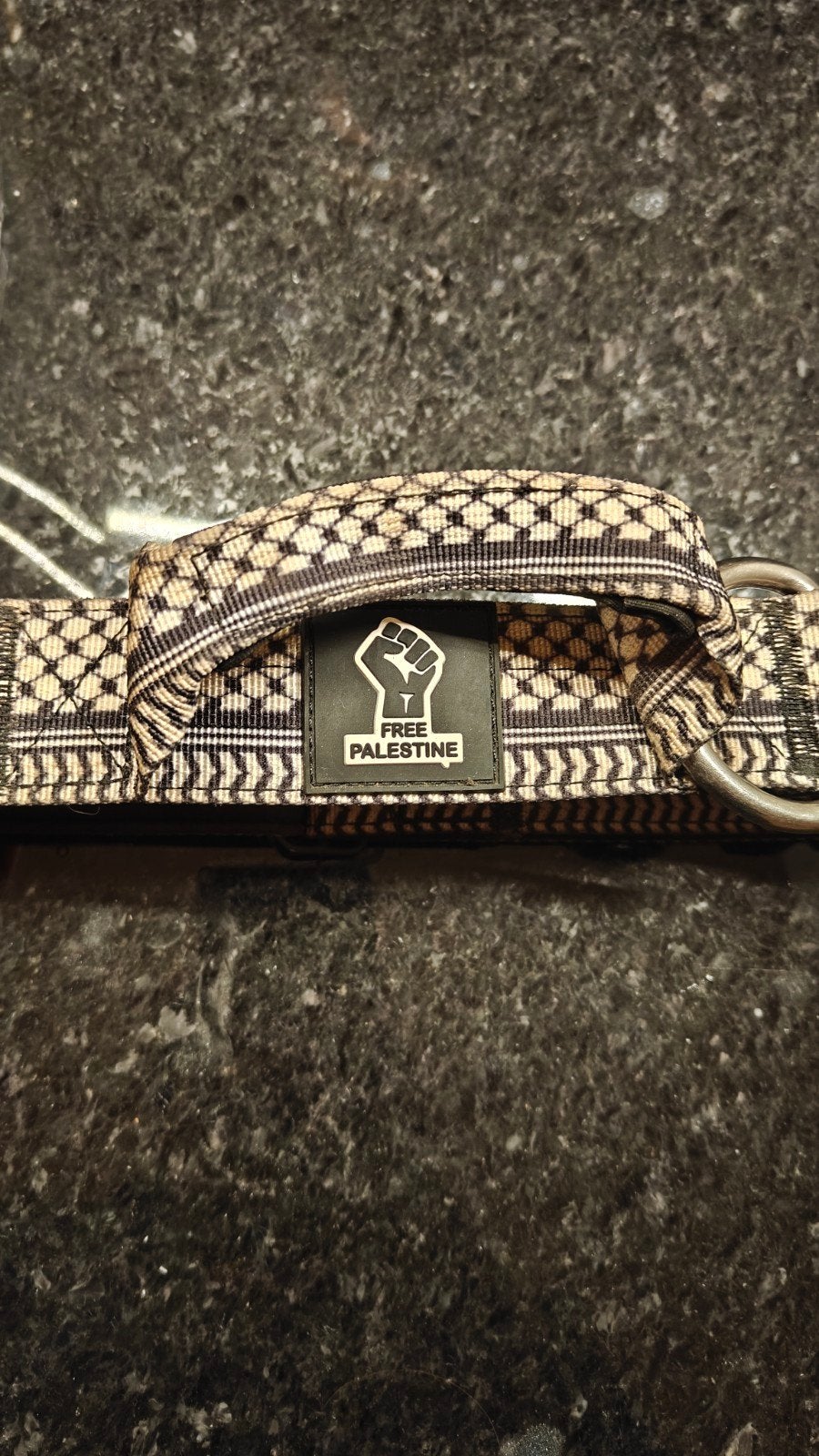 Collier pour Chien   - Motif Keffieh Noir & Blanc, Enlèvement ou Envoi, Neuf, Collier