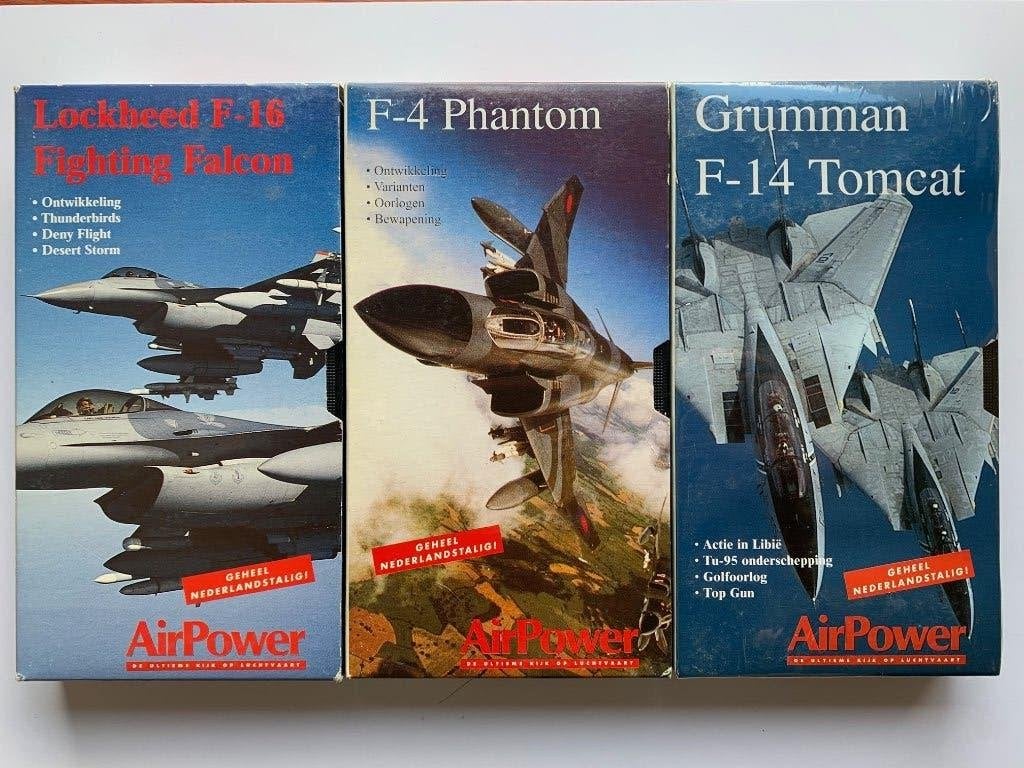10 VHS cassettes Amerikaanse jachtvliegtuigen, Enlèvement ou Envoi, Armée de l'air, Autres types
