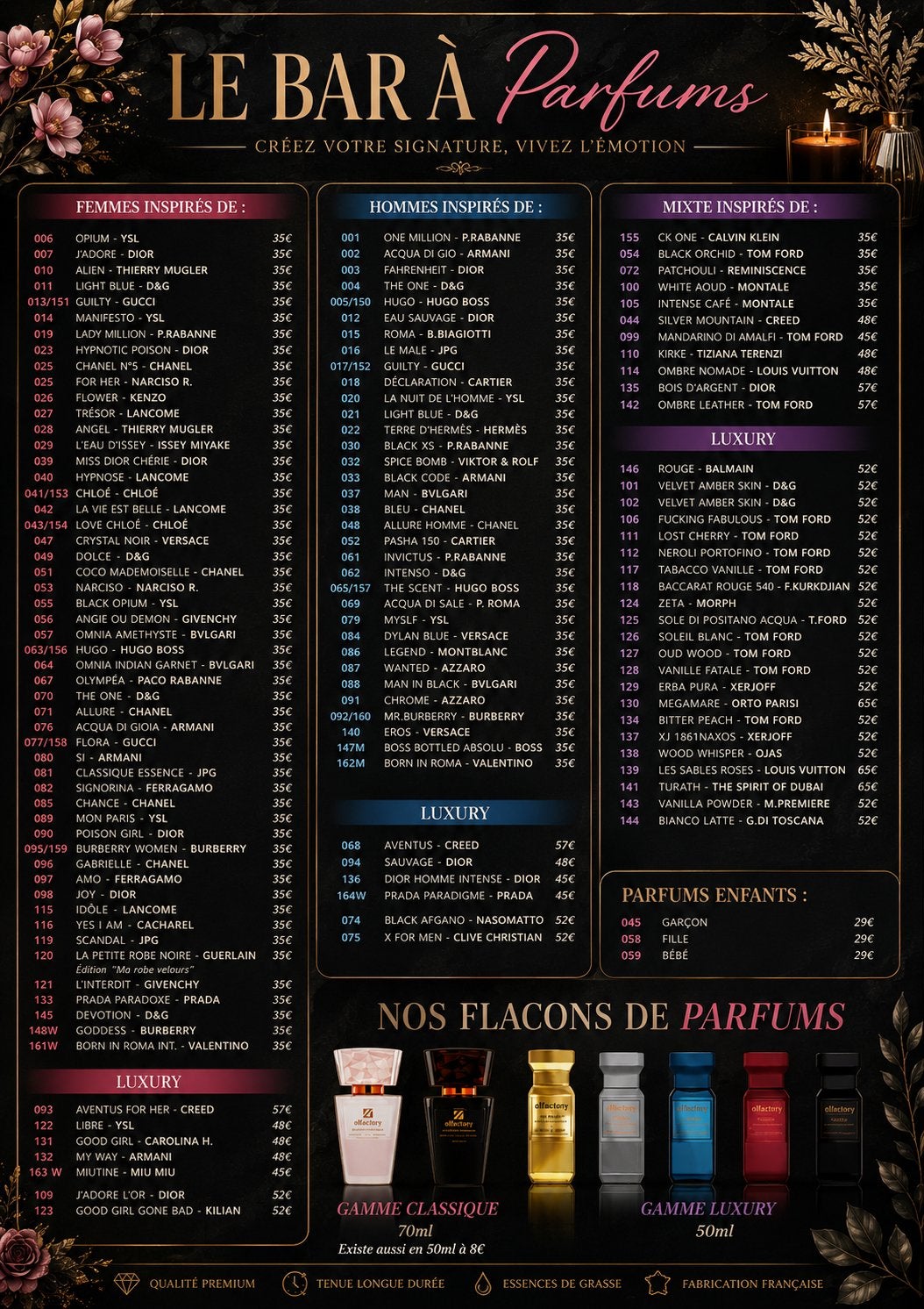 Olfactory, Tickets & Billets, Billets & Tickets Autre