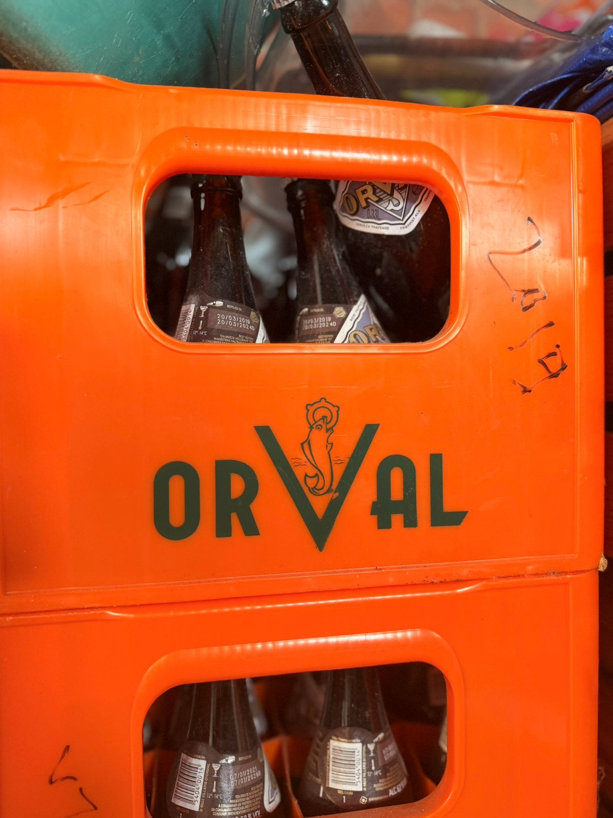 Bak bier orval 2019, Ophalen, Nieuw