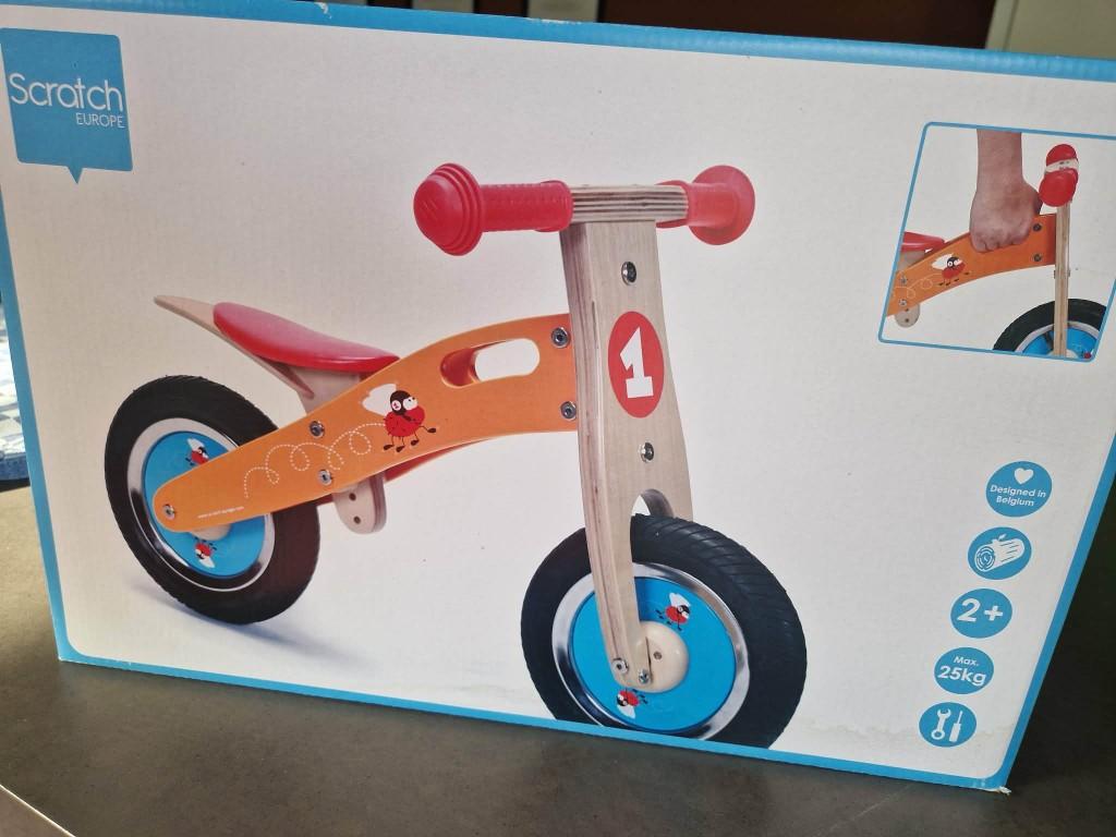 Draisienne en bois Scratch New, Enlèvement ou Envoi, Neuf, Vélo d'équilibre