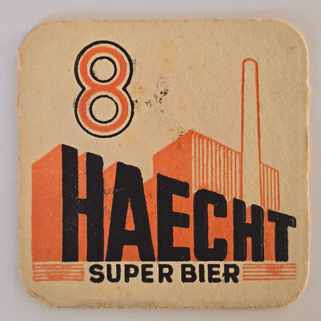 Haecht Sous Bock Bierviltje Bierdeckel Onderzetter, Verzamelen, Verzenden, Gebruikt, Viltje(s)