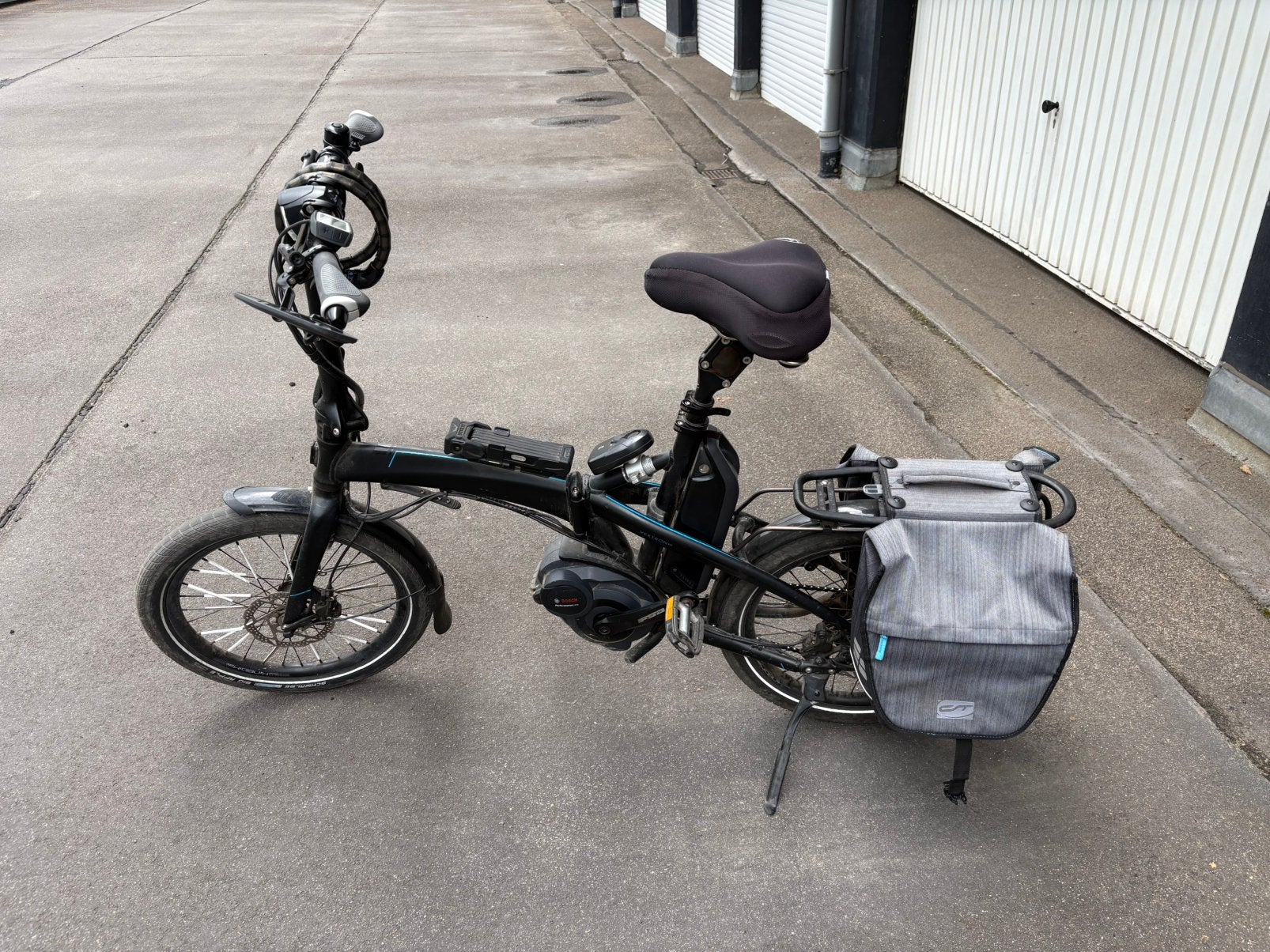 Vélo pliant électrique, Enlèvement