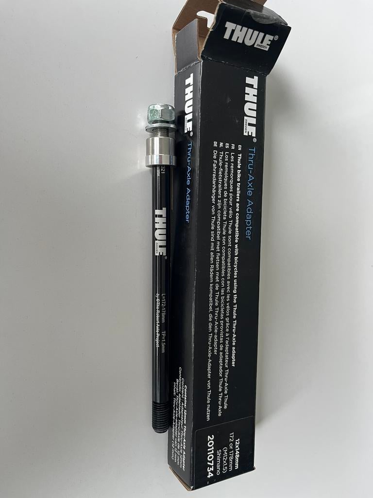 Thule trhu axle Shimano M12x1.5, Fietsen en Brommers, Ophalen