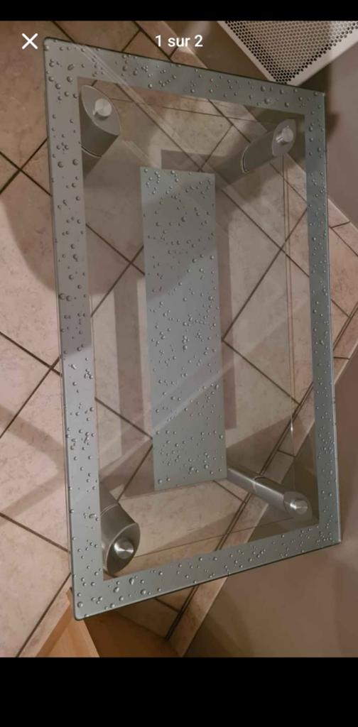 Glazen woonkamertafel, Ophalen, Glas