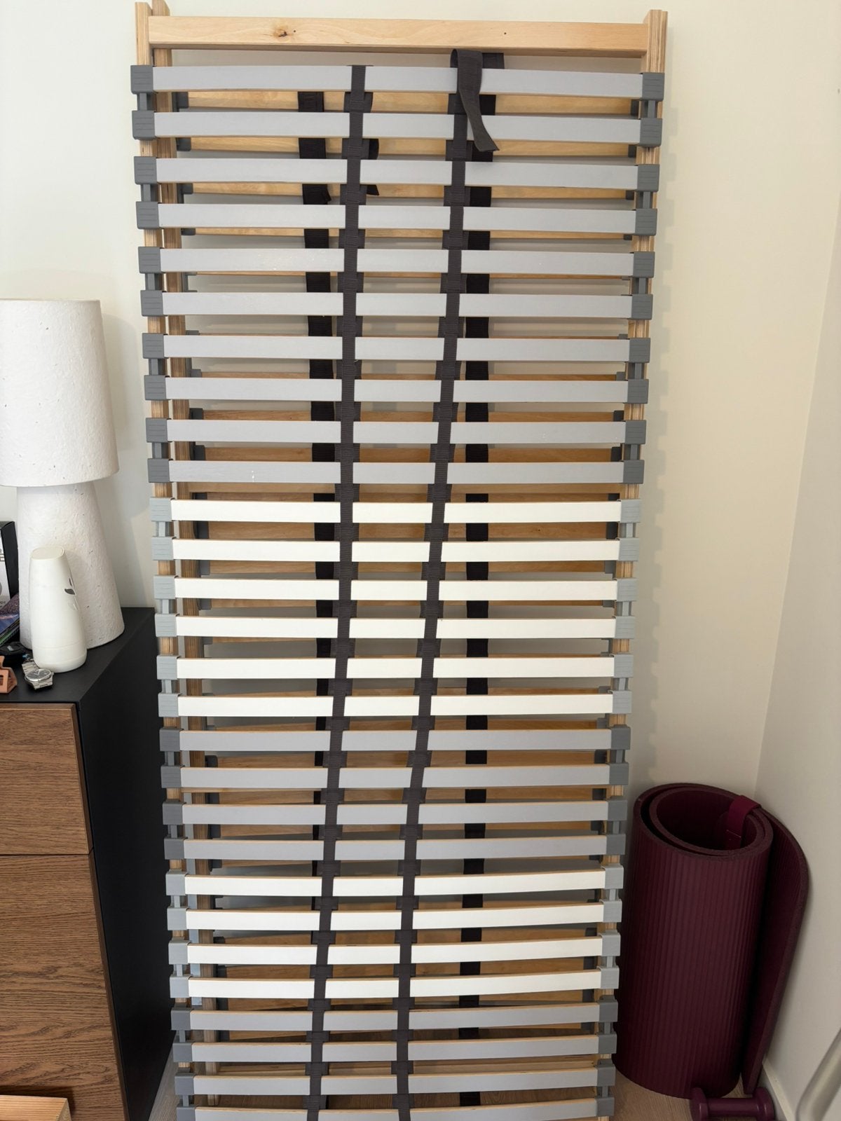 2x lattenbodems Lönset Ikea 80x200, Ophalen, Zo goed als nieuw