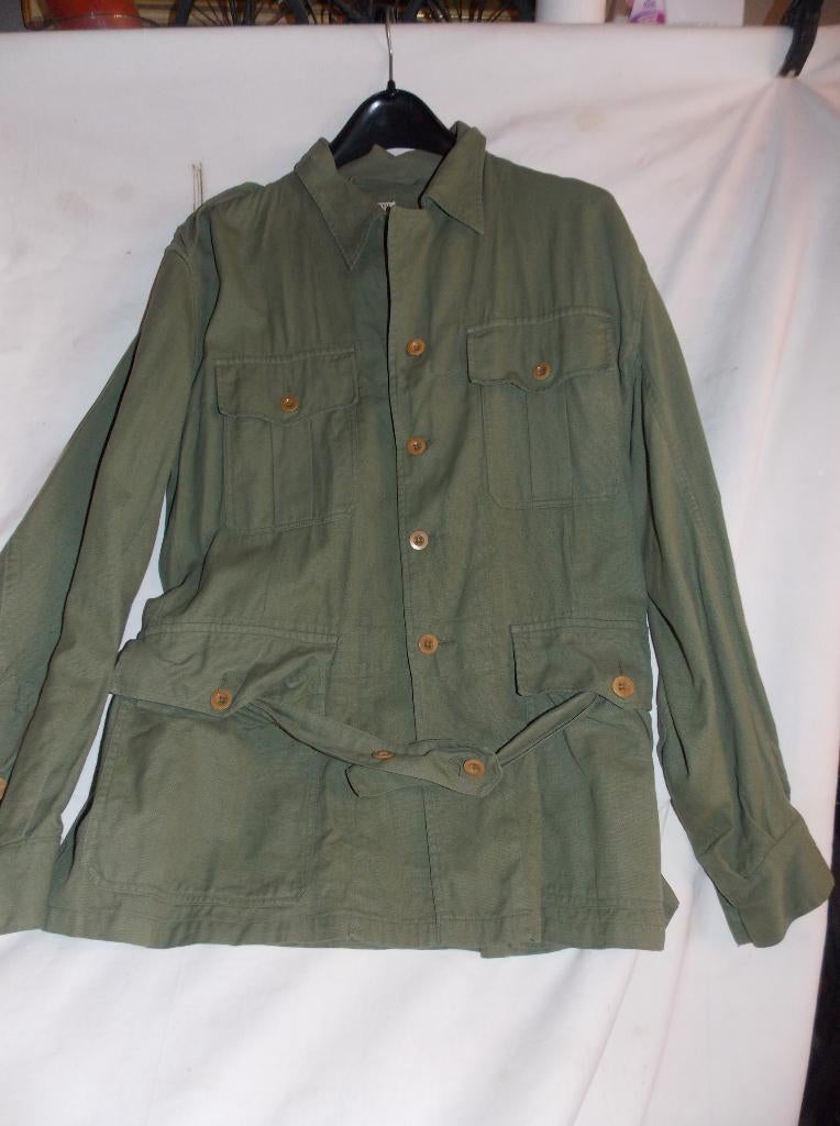 ABL Tropen tunic (Belgisch congo periode), Verzamelen, Ophalen of Verzenden, Landmacht, Kleding of Schoenen