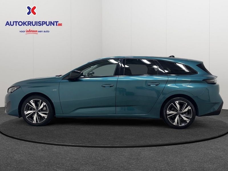 Peugeot 308 1.6Hybrid S&S Allure Pack e-EAT8, Auto's, 4 cilinders, Leder en Stof, Plug-in hybride, 5 deurs