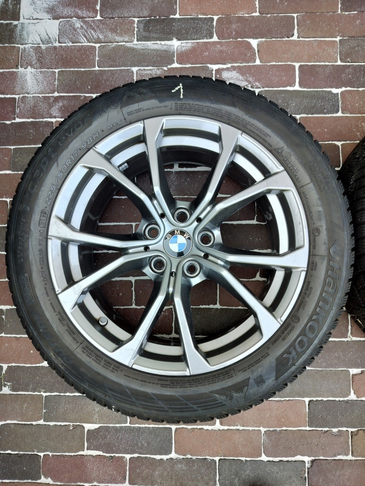 BMW wintervelgen met band 17 inch Styling 776, Auto-onderdelen, Ophalen, Gebruikt, Banden en Velgen, 17 inch