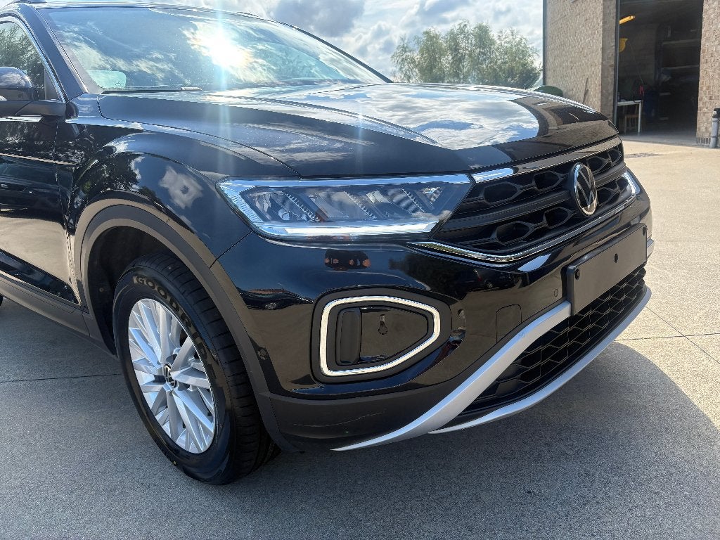 GPS Vw T-Roc 1.0 TSI Life + Caméra + Garantie, Autos, Volkswagen, Achat, Entreprise, Boîte manuelle, Noir