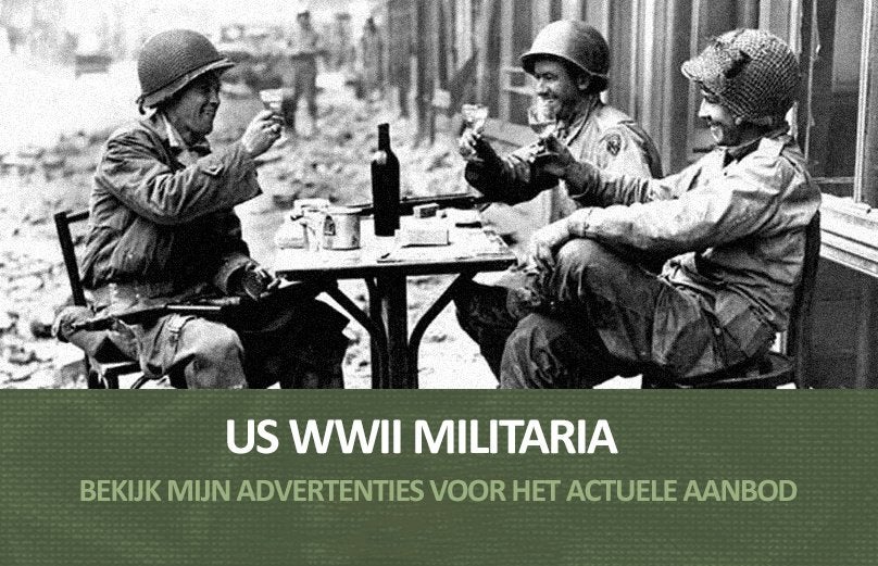 US WWII Plusieurs pièces militaires originales à vendre, Envoi, Armée de terre
