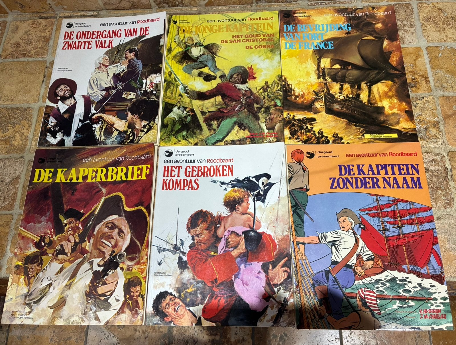 Lot van 13 Roodbaard stripboeken (w.o. 6x Eerste Druk!), Boeken, Meerdere comics, Ophalen of Verzenden, Zo goed als nieuw