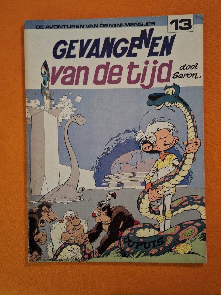 de minimensjes 13: gevangenen van de tijd, Eén stripboek, Ophalen of Verzenden, Zo goed als nieuw