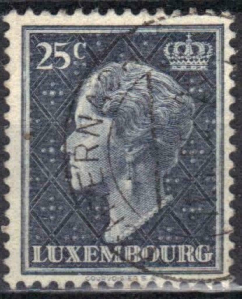 Luxemburg 1948-1953 - Yvert 415 - Charlotte (ST), Verzenden, Luxemburg, Gestempeld