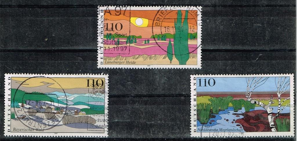 Postzegels uit Duitsland - K 4700 - landschappen, Verzenden, 1990 tot heden, Gestempeld