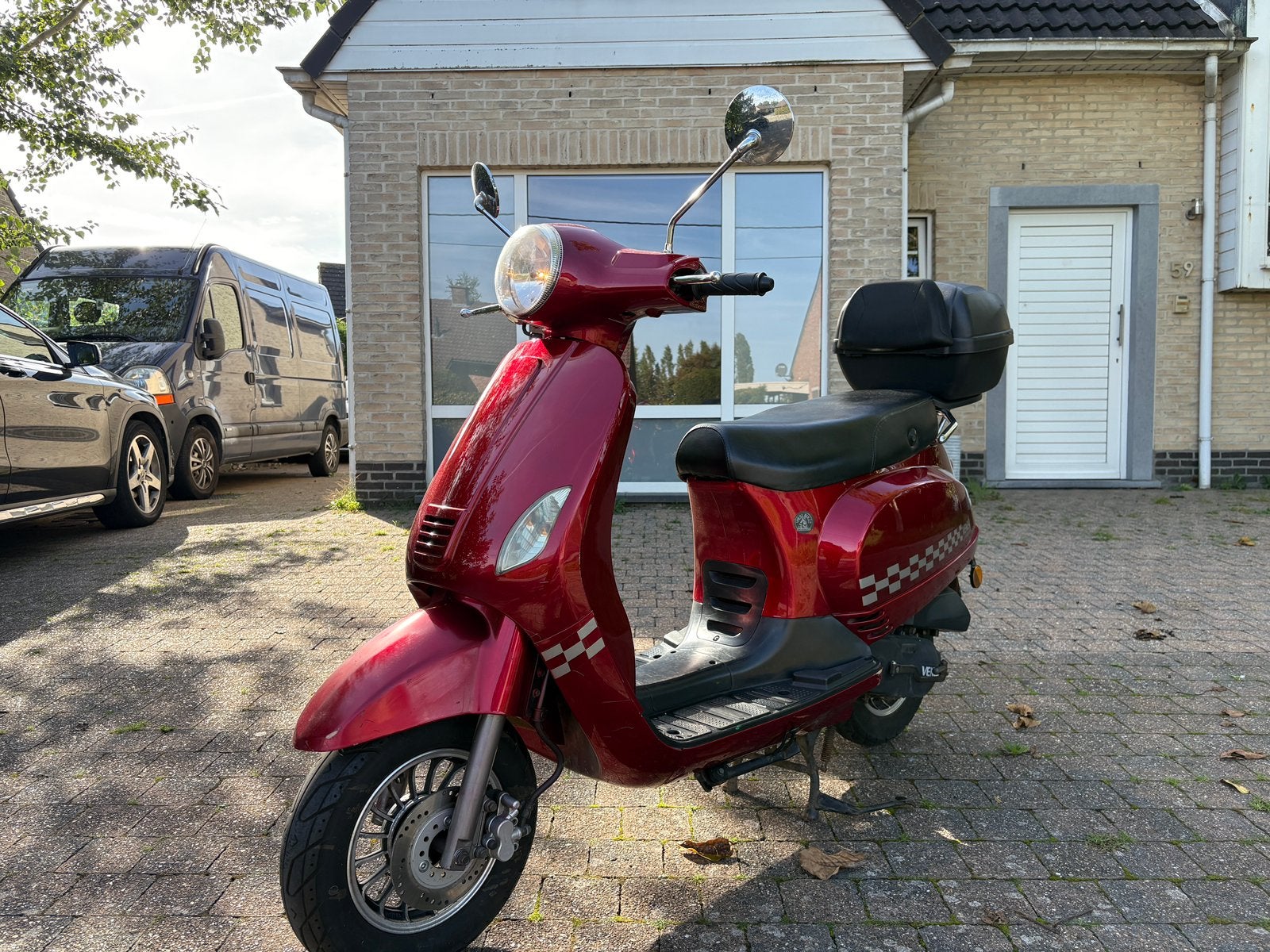 Trottinette Vespa Look | 6 600 km | Une classe !, Enlèvement, Utilisé, Classe A (25 km/h), Essence