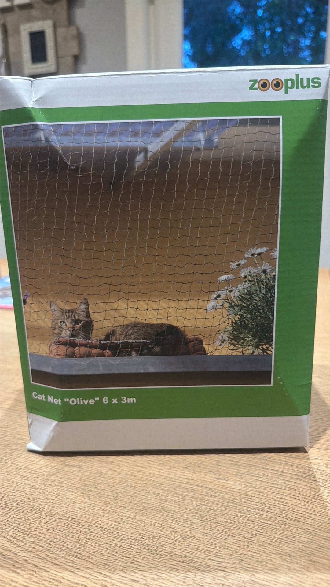 Versterkt kattennet 6x3 meter, Dieren en Toebehoren, Katten-accessoires, Ophalen, Gebruikt