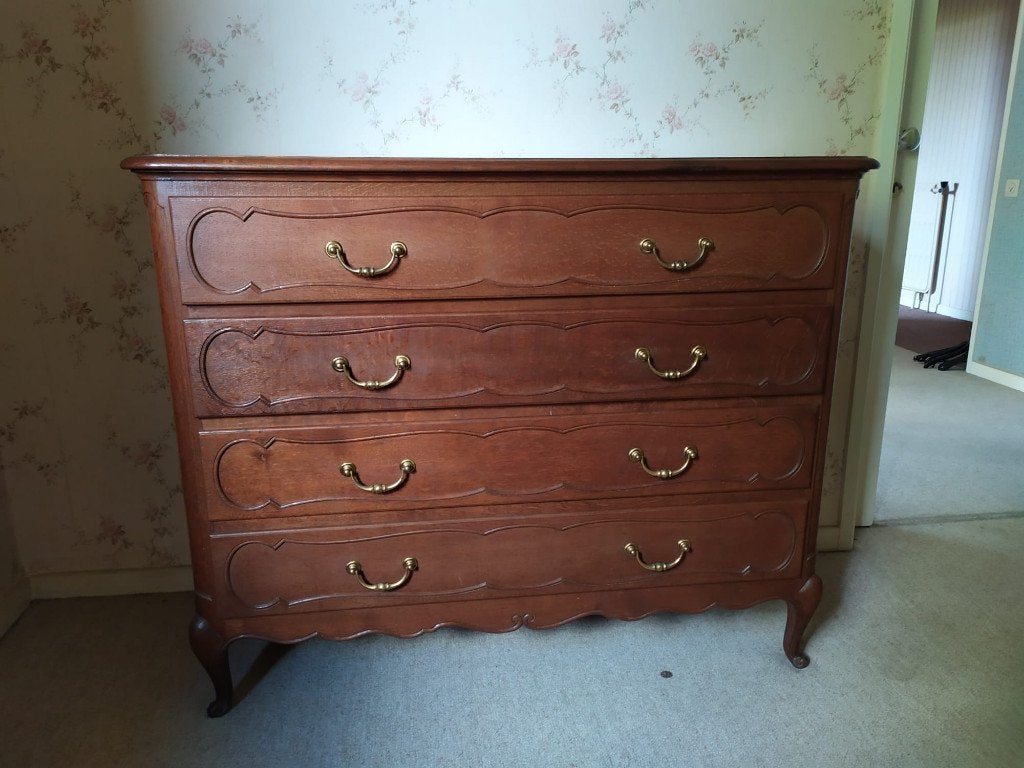 Commode, Huis en Inrichting, Ophalen, 100 tot 150 cm, 100 tot 150 cm, Eikenhout