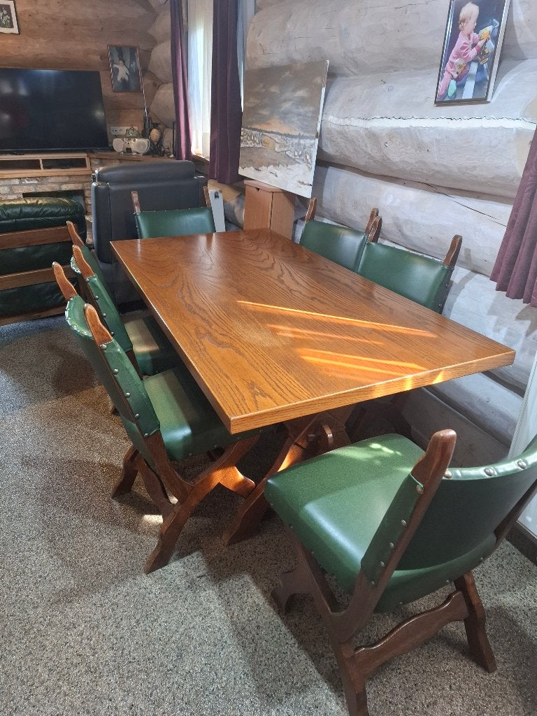 Tafel met stoelen, Ophalen, Gebruikt, Eikenhout