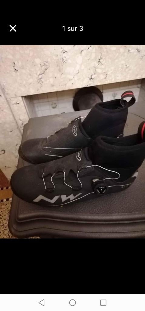 Chaussures velo course hiver northwave, Enlèvement, Chaussures
