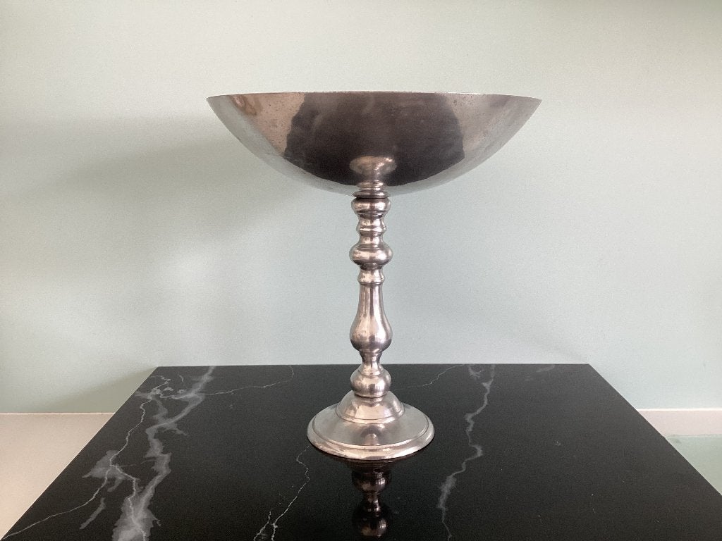 Bol à fruits en aluminium. 012/H., Rond, Enlèvement, Métal, Balance